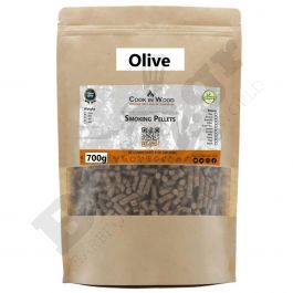 Πέλλετ καπνίσματος Ελιάς (Olive), 700g – Cook In Wood®
