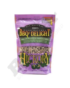 Πέλλετ Καπνίσματος Hickory (Αγριοκαρυδιά), 450g - BBQ Delight®