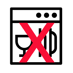 not dishwasher safe